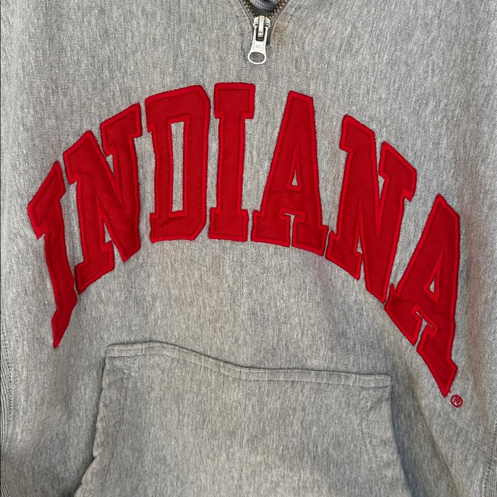 Indiana University Hoosiers Vintsge Hoodie by Steve & Barry's - Picture 8 of 15
